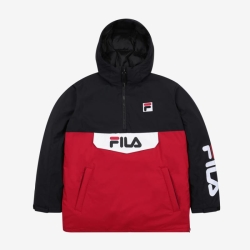 Fila Snow Time Ski-down Anorak - Miesten Untuvatakit - Mustat | FI-78537